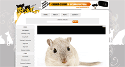 Desktop Screenshot of petzine.org